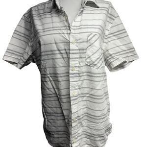 White and grey striped aeropostale